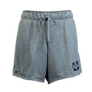 womens utah state nike short gray